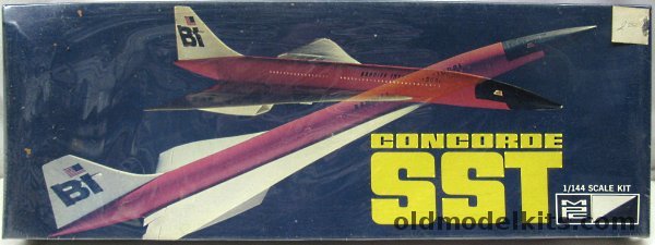 MPC 1/144 Concorde SST - Braniff Airlines (Pre-Prototype Version Airfix Molds), 1203-200 plastic model kit